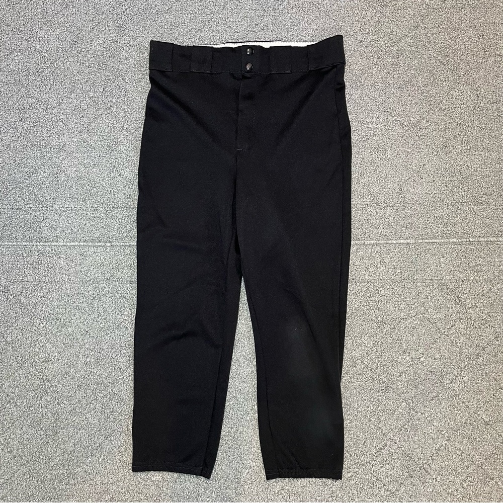 Vintage 80s BIKE Baseball Pants Mens Size Medium Black Athletic Pocket Sports